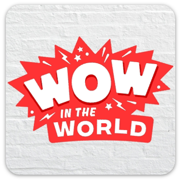 wow in the world podcast cover image